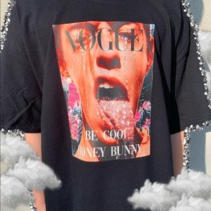 custom made vogue oversized graphic